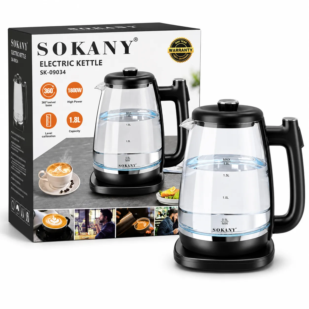 Kuhalo za vodu SOKANY SK-09034