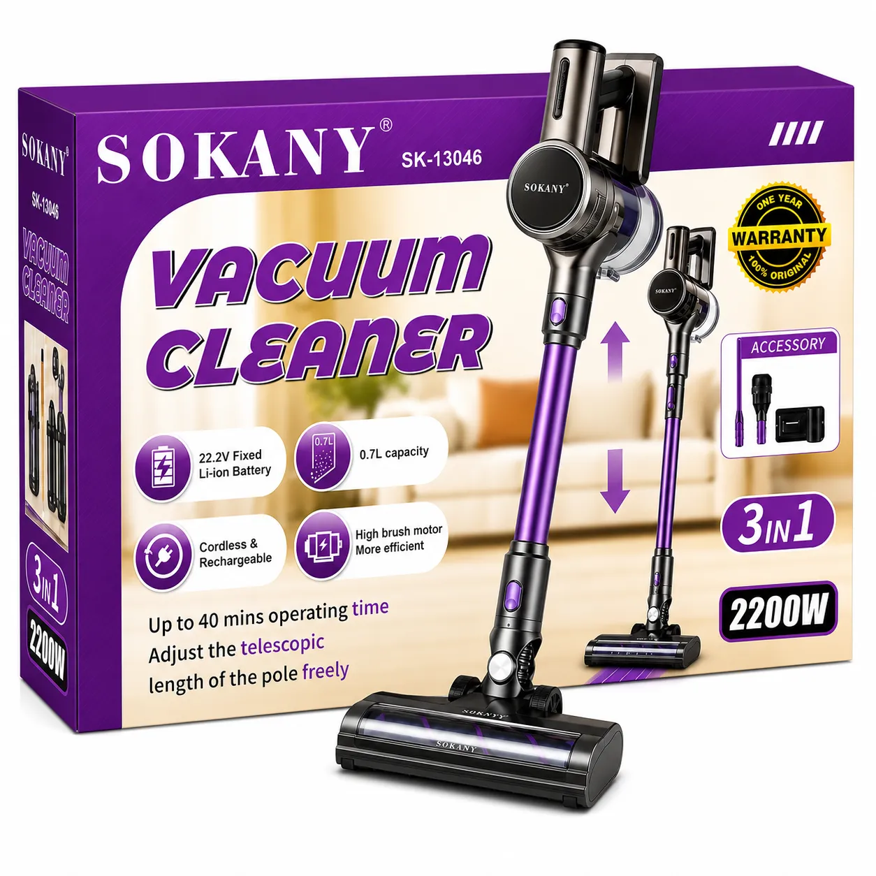 Usisivač SK-13046 Sokany
